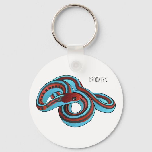 San Francisco garter slang cartoon illustratie Sleutelhanger (Voorkant)
