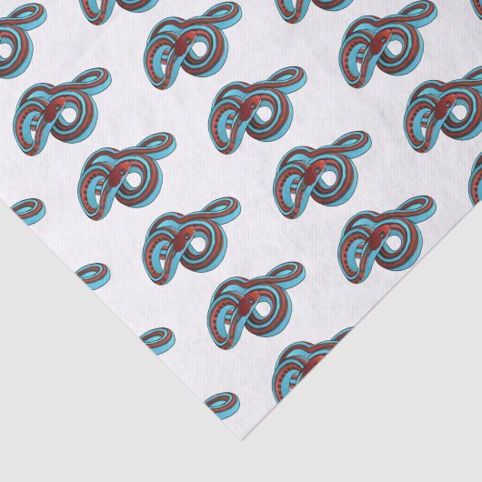 San Francisco garter slang cartoon illustratie Tissuepapier (Detail)