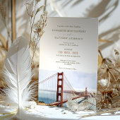 San Francisco Gate Destination Wedding Invitation Kaart