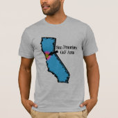 San Francisco Gay Area T-Shirt (Voorkant)