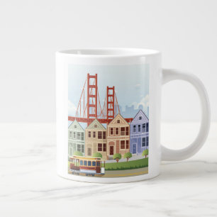 San Francisco   Gedekte dames Grote Koffiekop