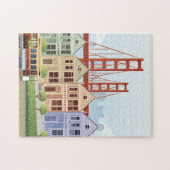 San Francisco | Gedekte dames Legpuzzel (Horizontaal)