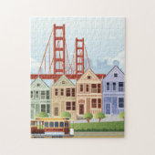 San Francisco | Gedekte dames Legpuzzel (Verticaal)