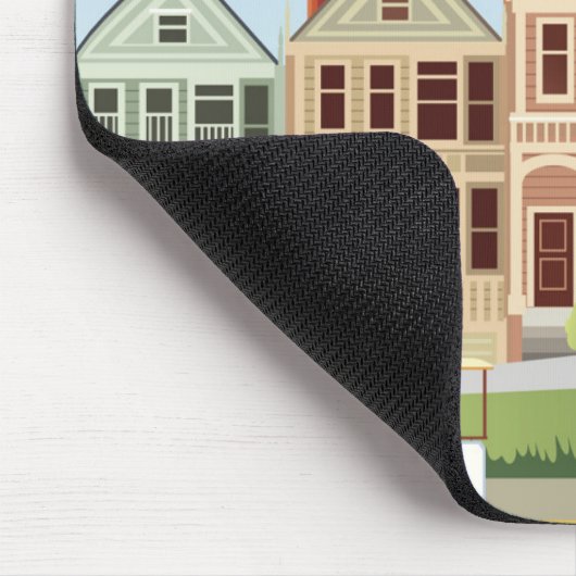 San Francisco | Gedekte dames Muismat (Hoek)