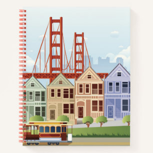 San Francisco Gedekte dames Notitieboek