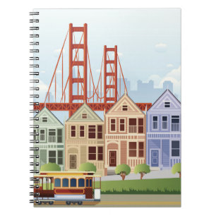 San Francisco Gedekte dames Notitieboek