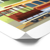 San Francisco | Gedekte dames Poster (Hoek)