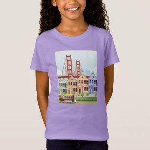 San Francisco   Gedekte dames T-shirt