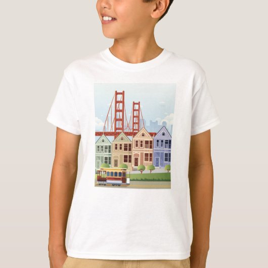 San Francisco | Gedekte dames T-shirt (Voorkant)
