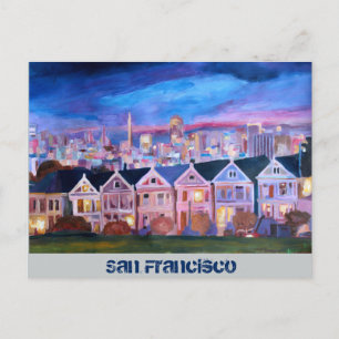 San Francisco gefinteerde dames Briefkaart