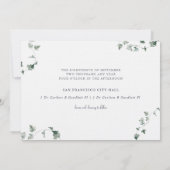 San Francisco geïllustreerde bruiloft Kaart (Achterkant)