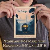 San Francisco GGB, Schilderachtig reizen met de k Briefkaart