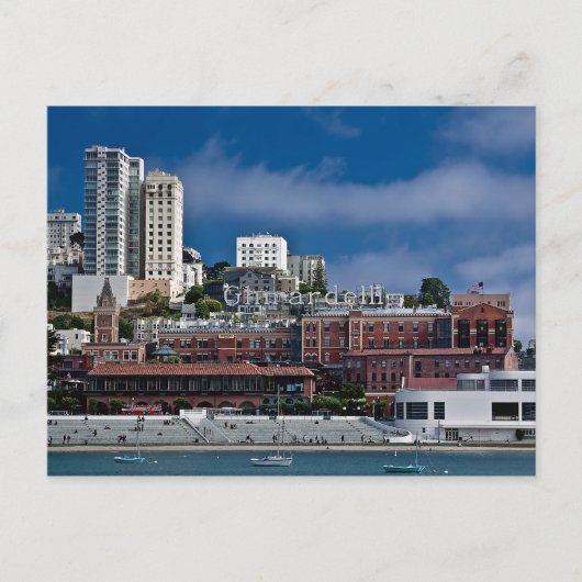 San Francisco Ghirardelli Briefkaart (Voorkant)