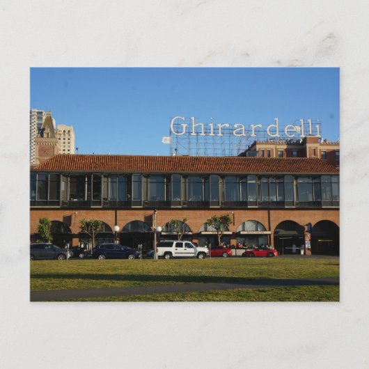 San Francisco Ghirardelli Square Briefkaart (Voorkant)