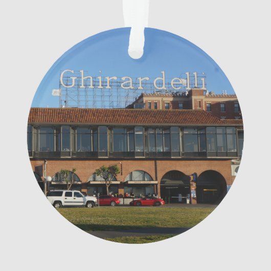 San Francisco Ghirardelli Square Ornament (achterkant)