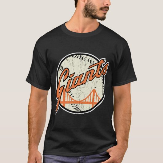 San Francisco Giantsss Vintage T-shirt (Voorkant)