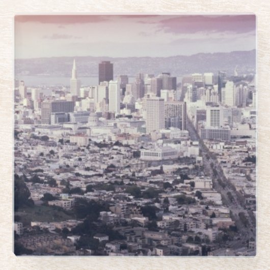 San Francisco Glazen Onderzetter (Voorkant)