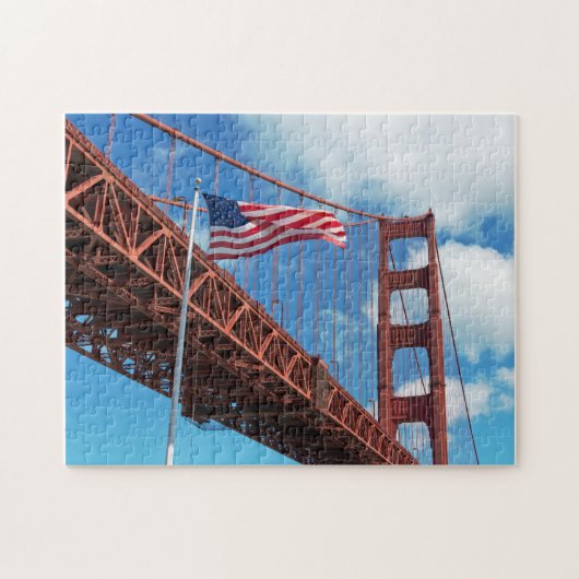 San Francisco Gloden Gate Bridge, San Fran CA Legpuzzel (Horizontaal)