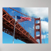 San Francisco Gloden Gate Bridge, San Fran CA Poster (Voorkant)