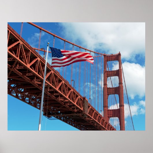 San Francisco Gloden Gate Bridge, San Fran CA Poster (Voorkant)
