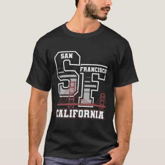 San Francisco Gold Gate Bridge Cadeauontwerp T-shirt