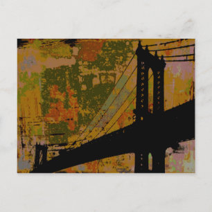 San Francisco Golden Bridge ~ Briefkaart Modern