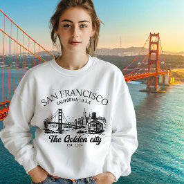 San Francisco Golden City Vintage  Trui