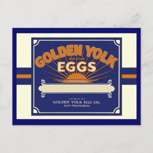 San Francisco Golden Egg Yolks Briefkaart