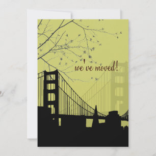 SAN FRANCISCO/GOLDEN GATE/AANKONDIGING/DIY KLEUR AANKONDIGING