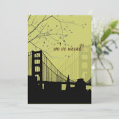 SAN FRANCISCO/GOLDEN GATE/AANKONDIGING/DIY KLEUR AANKONDIGING (Staand voorkant)