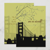 SAN FRANCISCO/GOLDEN GATE/AANKONDIGING/DIY KLEUR AANKONDIGING (Voorkant / Achterkant)