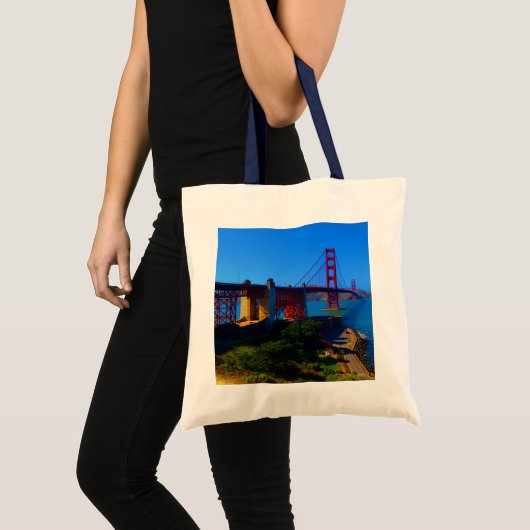 San Francisco Golden Gate Bridge #7-2 Canvas tas (Voorkant (product))