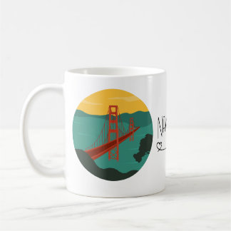 San Francisco - Golden Gate Bridge/ Aanpasbare naa Koffiemok