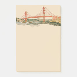 San Francisco Golden Gate Bridge Adhesive Notes