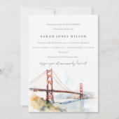 San Francisco Golden Gate Bridge Baby Borrel Kaart (Voorkant)