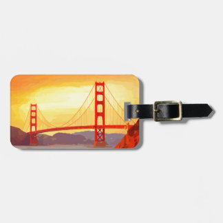 San Francisco Golden Gate Bridge Bagagelabel
