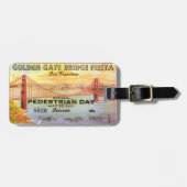 San Francisco Golden Gate Bridge Bagagelabel (Voorkant horizontaal)