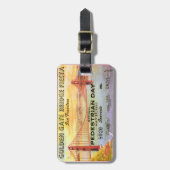 San Francisco Golden Gate Bridge Bagagelabel (Voorkant verticaal)