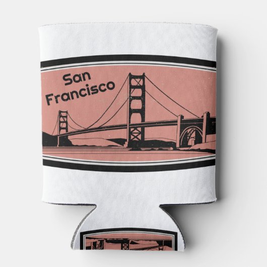 San Francisco Golden Gate Bridge  Blikjeskoeler (Achterkant)