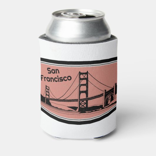 San Francisco Golden Gate Bridge  Blikjeskoeler (Blikje Achterkant)