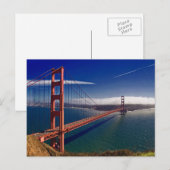 San Francisco Golden Gate Bridge Briefkaart (Voorkant / Achterkant)