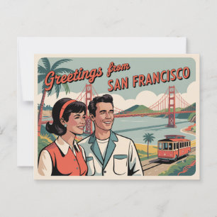 San Francisco Golden Gate Bridge Briefkaart