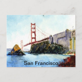 San Francisco Golden Gate Bridge Briefkaart