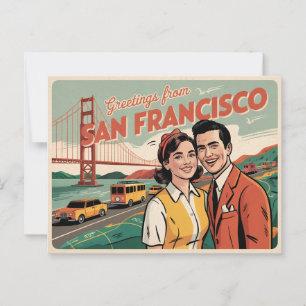 San Francisco Golden Gate Bridge Briefkaart