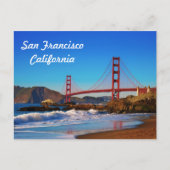 San Francisco Golden Gate Bridge Briefkaart (Voorkant)
