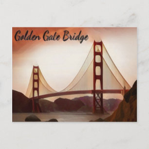 San Francisco Golden Gate Bridge Briefkaart