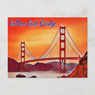 San Francisco Golden Gate Bridge Briefkaart