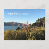San Francisco Golden Gate Bridge Briefkaart (Voorkant)