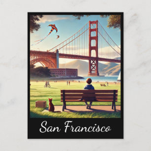 San Francisco Golden Gate Bridge Briefkaart