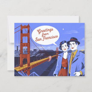 San Francisco Golden Gate Bridge Briefkaart